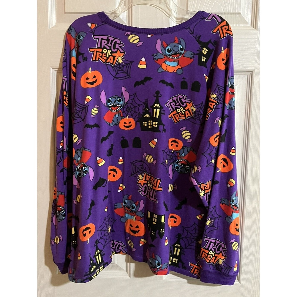 Disney LILO and Stitch Trick Or Treat Halloween Shirt , Pj Shirt , Purple ,3x‎ - Picture 3 of 5